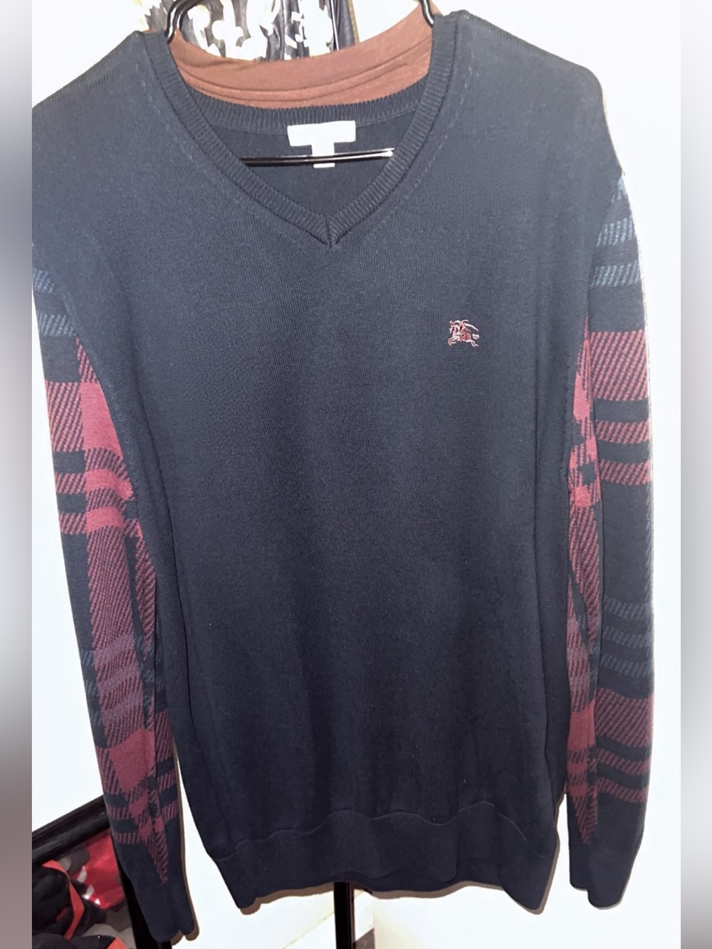 Vintage/Rare authentic Burberry V-Neck sweater